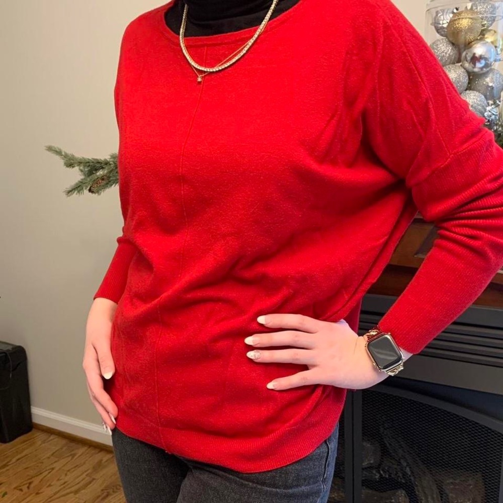 Chicos red sweater